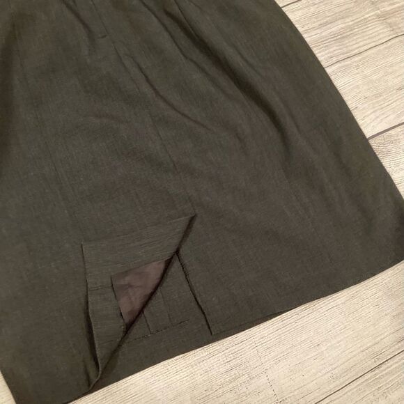 Calvin Klein Womens Business Sheath Dress Dark Gray size 8 Midi - Picture 5 of 7